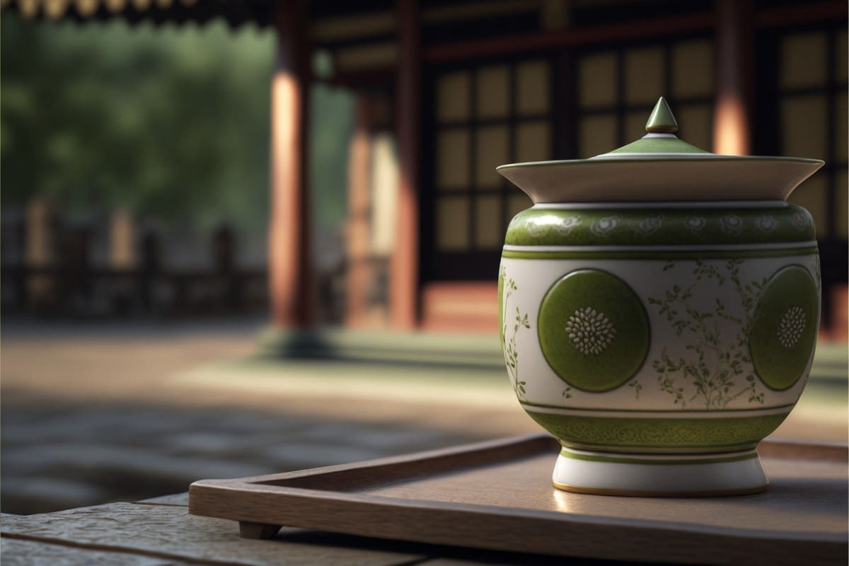 matcha in the light